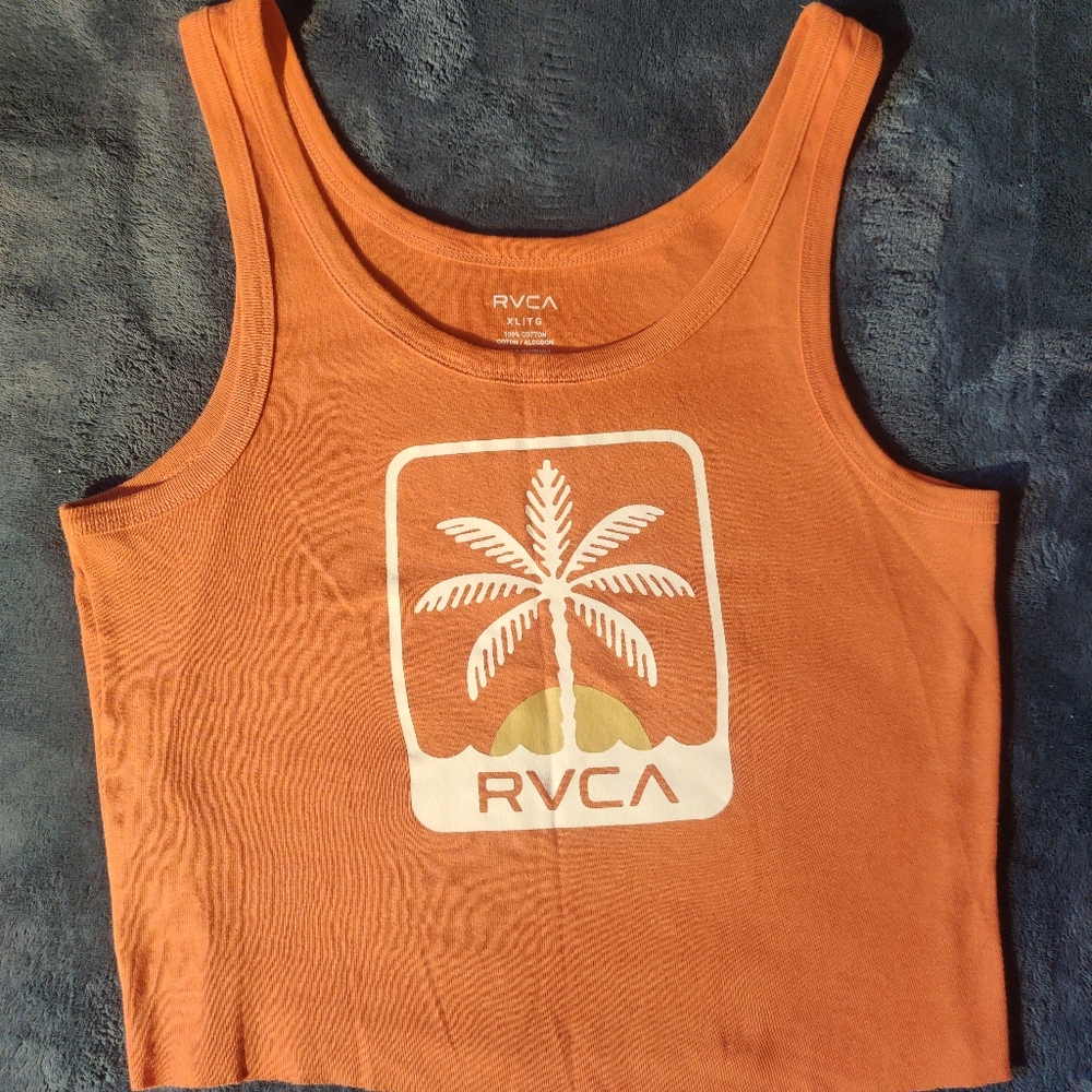 New Without Tags Women's RVCA Tank Top Size XL 100% Cotton